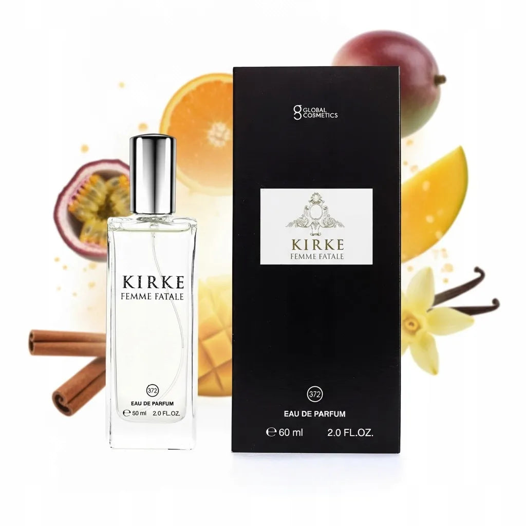 372 KIRKE FEMME FATALE 60ml moteriški kvepalai – saldus, populiarus ir ilgai išliekantis aromatas