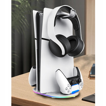RGB įkrovimo stotelės stovas Sony PlayStation PS5 Slim / PS5 Pro