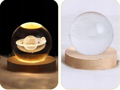 3D Saulės sistemos naktinė lempa