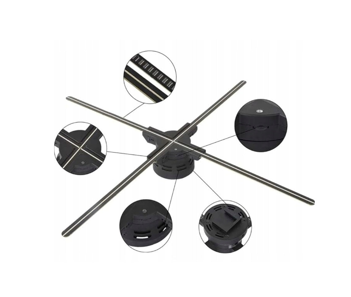 3D holografinis projektorius Braders