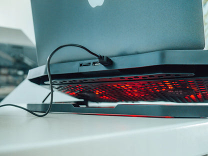 AUŠINIMO STOVAS NEŠIOJAMAM KOMPIUTERIUI 12-17" STABILUS ŽAIDIMŲ DIDELIS