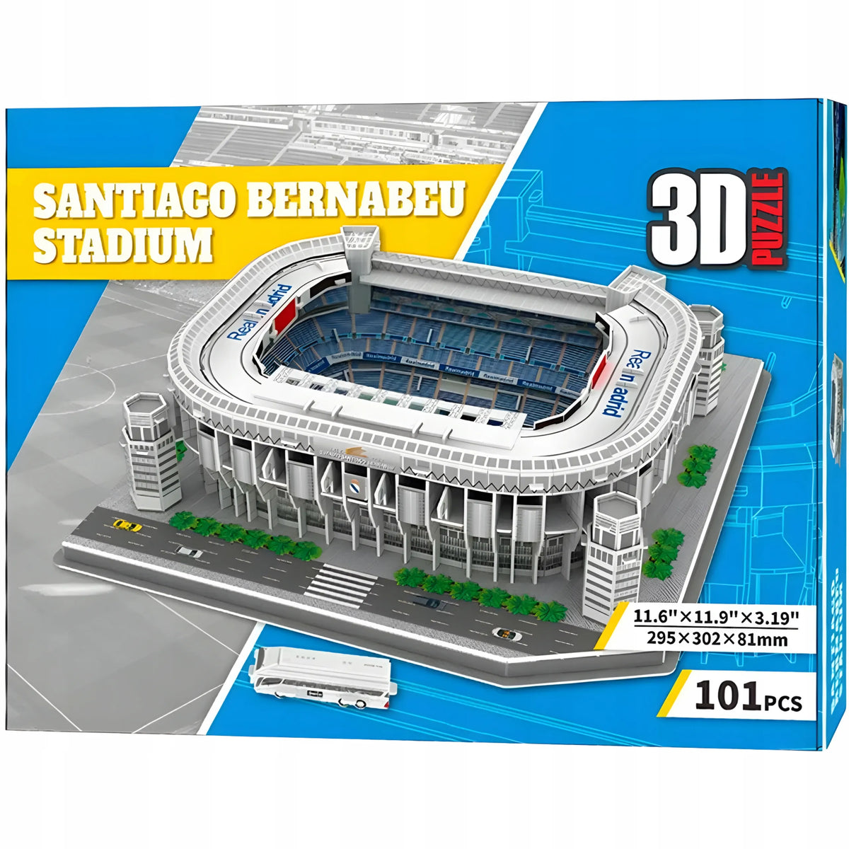 3D dėlionė „Santiago Bernabéu“ – „Real Madrid“ futbolo stadionas, 101 detalė