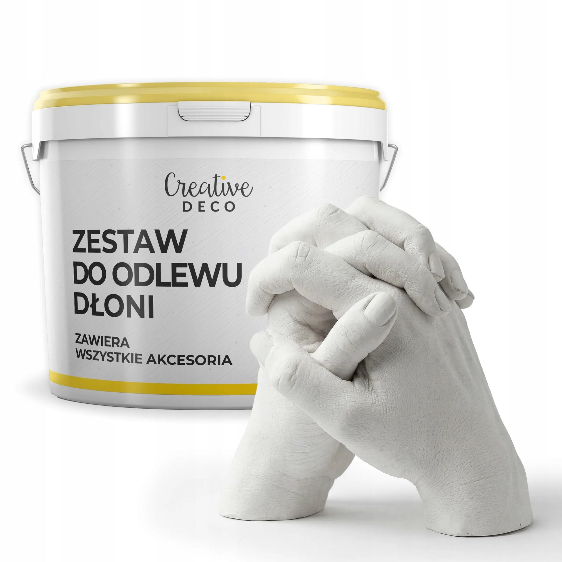 3D gipso liejimo rinkinys susikibusioms rankoms, dovana porai, gipsas 1kg