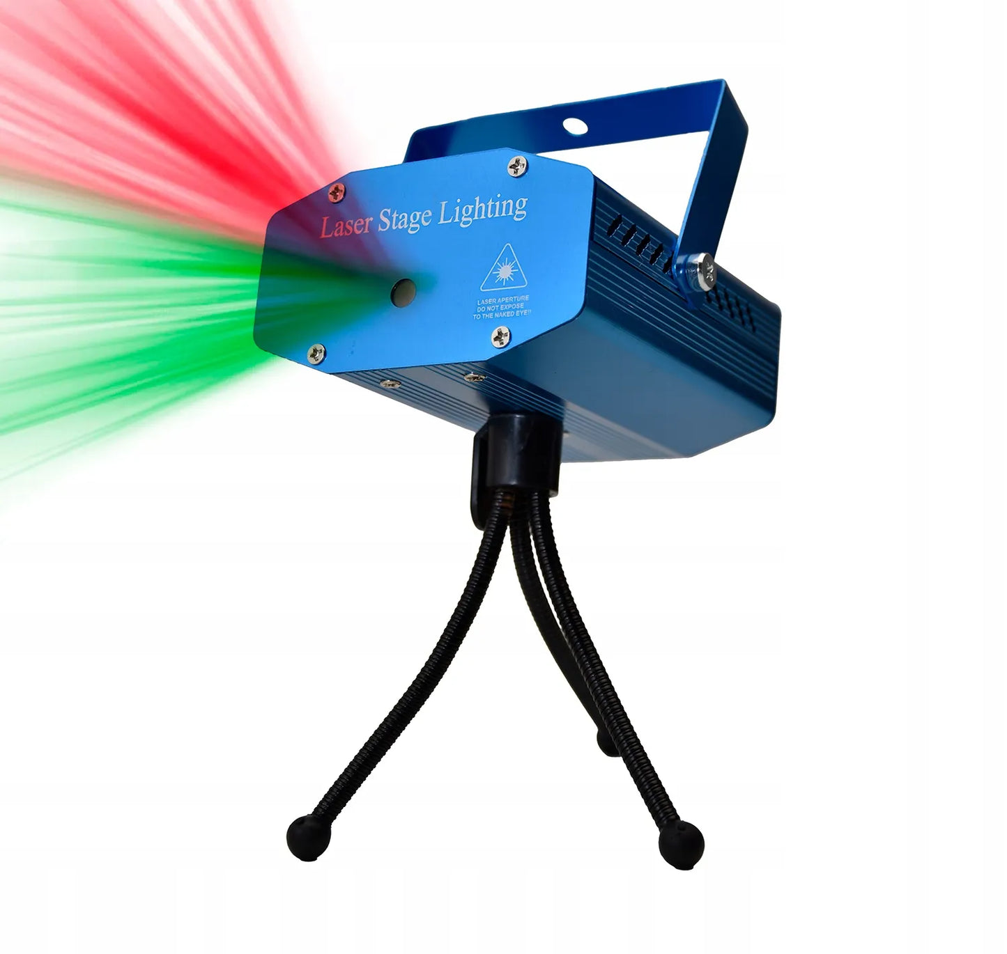 3D lazerinis projektorius MEGA DISCO lazeris diskotekai su garso jutikliu ir stroboskopu