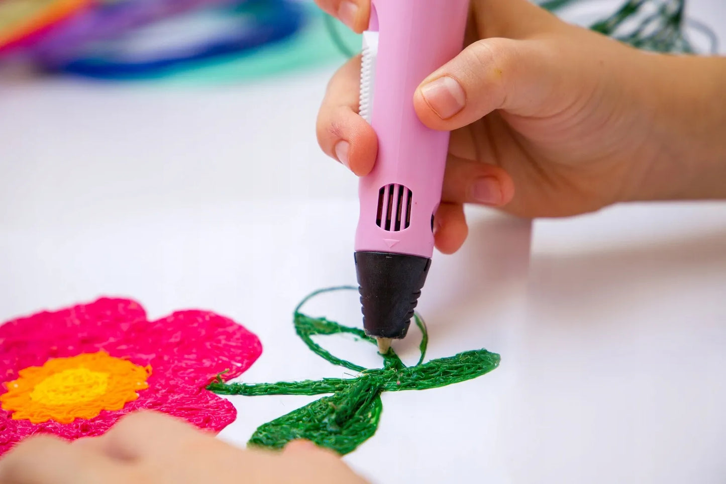 3D rašiklis vaikams 3D spausdintuvas PEN rinkinys PLA gijos 110M šablonai