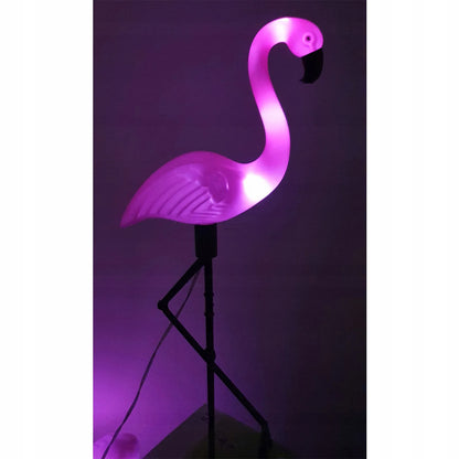 3x dekoracinis LED flamingų sodo šviestuvas, 54 cm