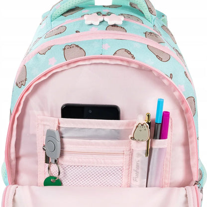 4 skyrių kuprinė Pusheen Mint 9445