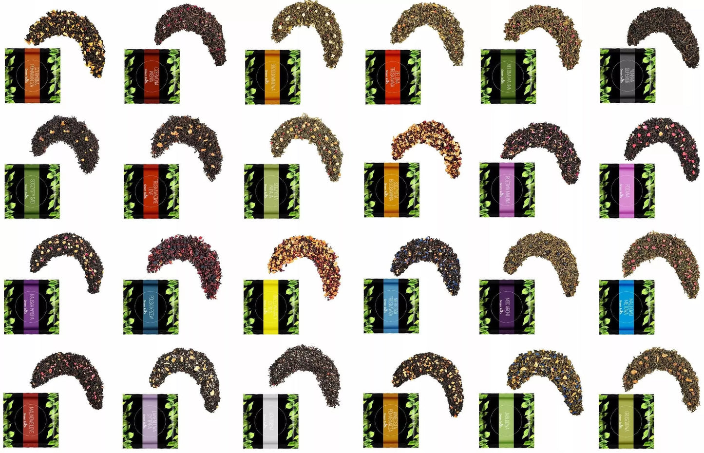 Arbatos rinkinys 100 pakelių Green Touch lapų