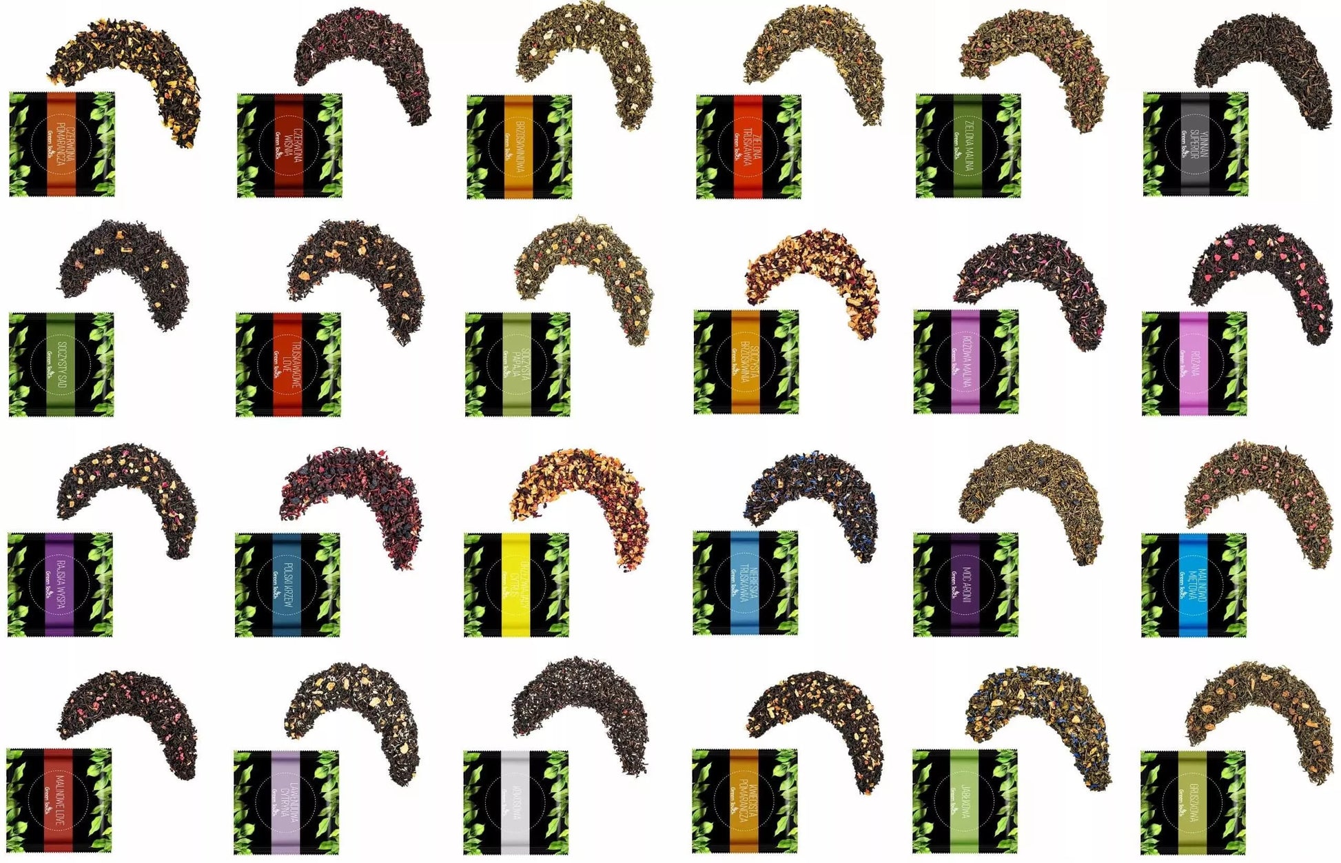 Arbatos rinkinys 100 pakelių Green Touch lapų