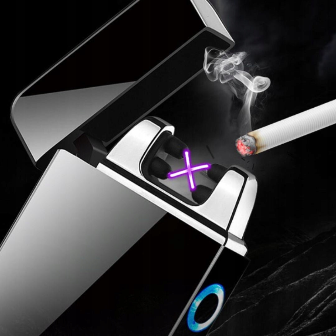 Plazminis Elektrinis Uždegiklis su USB Įkrovimu – Modernus ir Elegantiškas