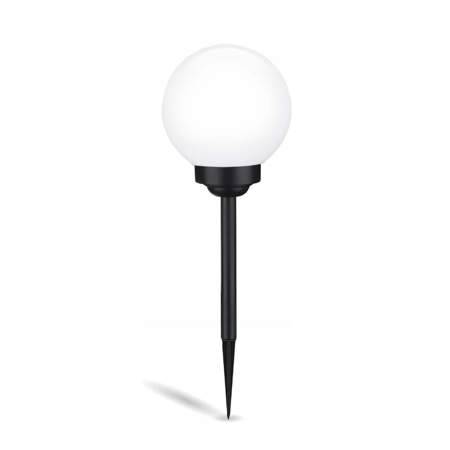 4x saulės LED sodo šviestuvai, įsmeigiami, rutulio formos, 15 cm, RGB spalvų