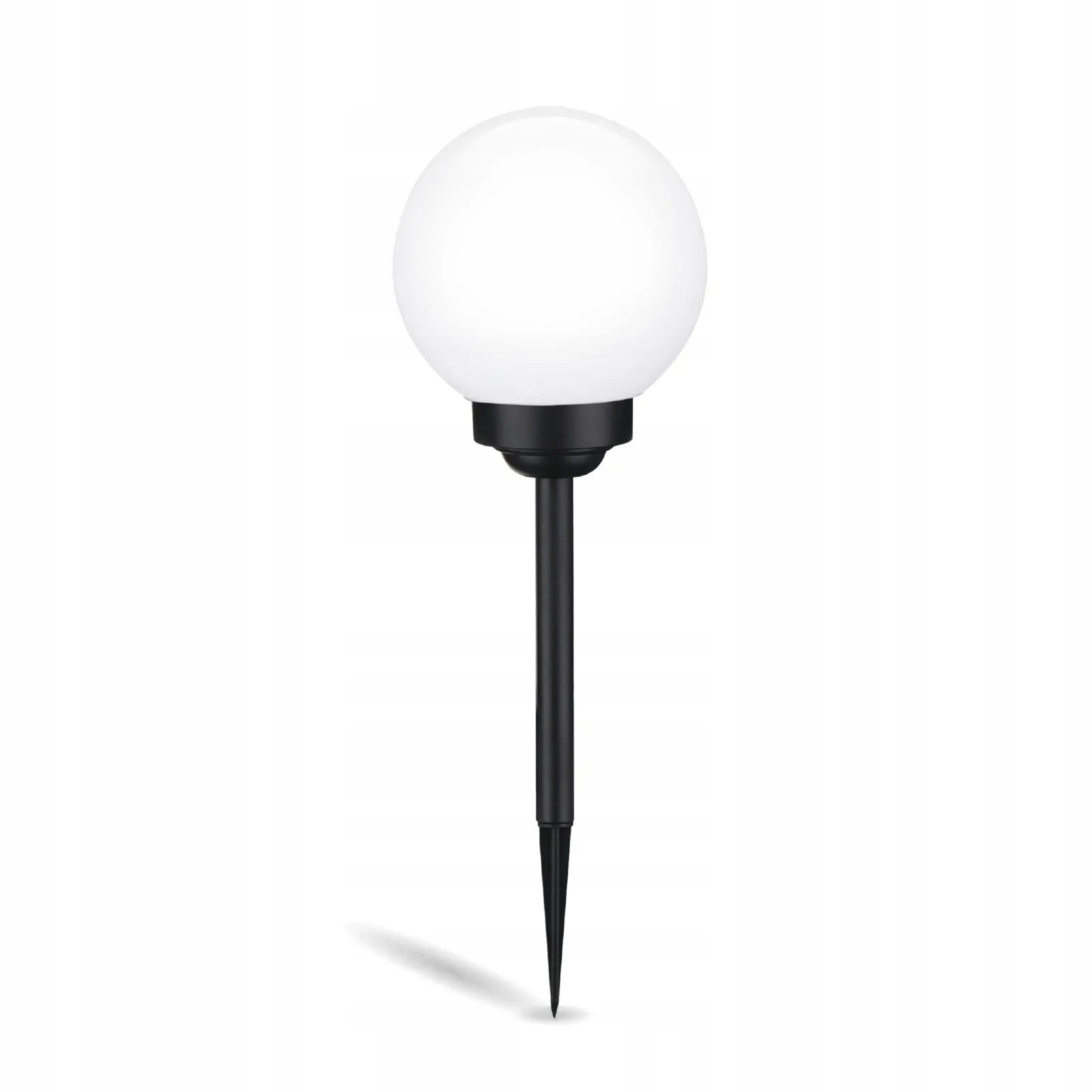 4x saulės LED sodo šviestuvai, įsmeigiami, rutulio formos, 15 cm, RGB spalvų