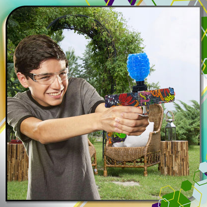 AUTOMATINIS GELIO RUTULIUKŲ PISTOLETO ŠAUTUVAS, DIDELIS XL KOMPLEKTAS + 3000 RUTULIUKŲ