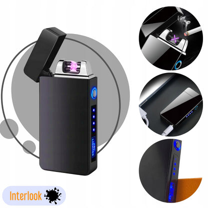 Plazminis Elektrinis Uždegiklis su USB Įkrovimu – Modernus ir Elegantiškas
