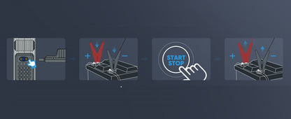 Starteris + kompresorius JUMP STARTER POWERBANK AKUMULIATORIAUS paleidimo įtaisas