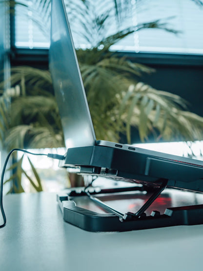 AUŠINIMO STOVAS NEŠIOJAMAM KOMPIUTERIUI 12-17" STABILUS ŽAIDIMŲ DIDELIS