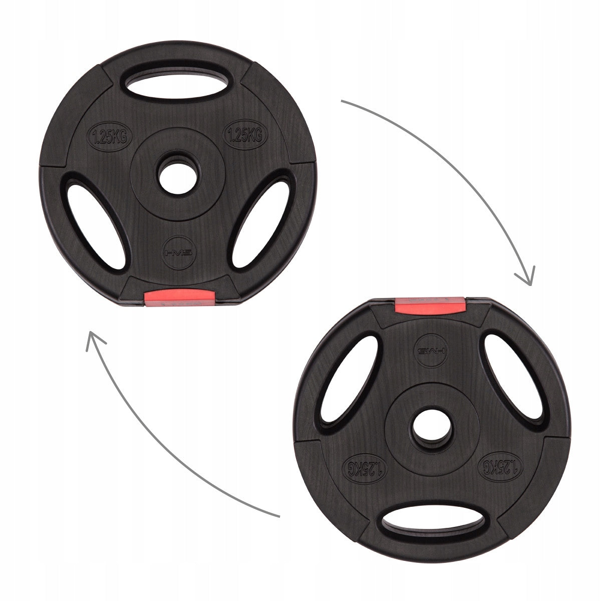 Kompozitinis hantelis 40 kg HMS (2 dalys) SG40