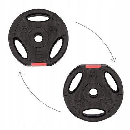 Kompozitinis hantelis 40 kg HMS (2 dalys) SG40