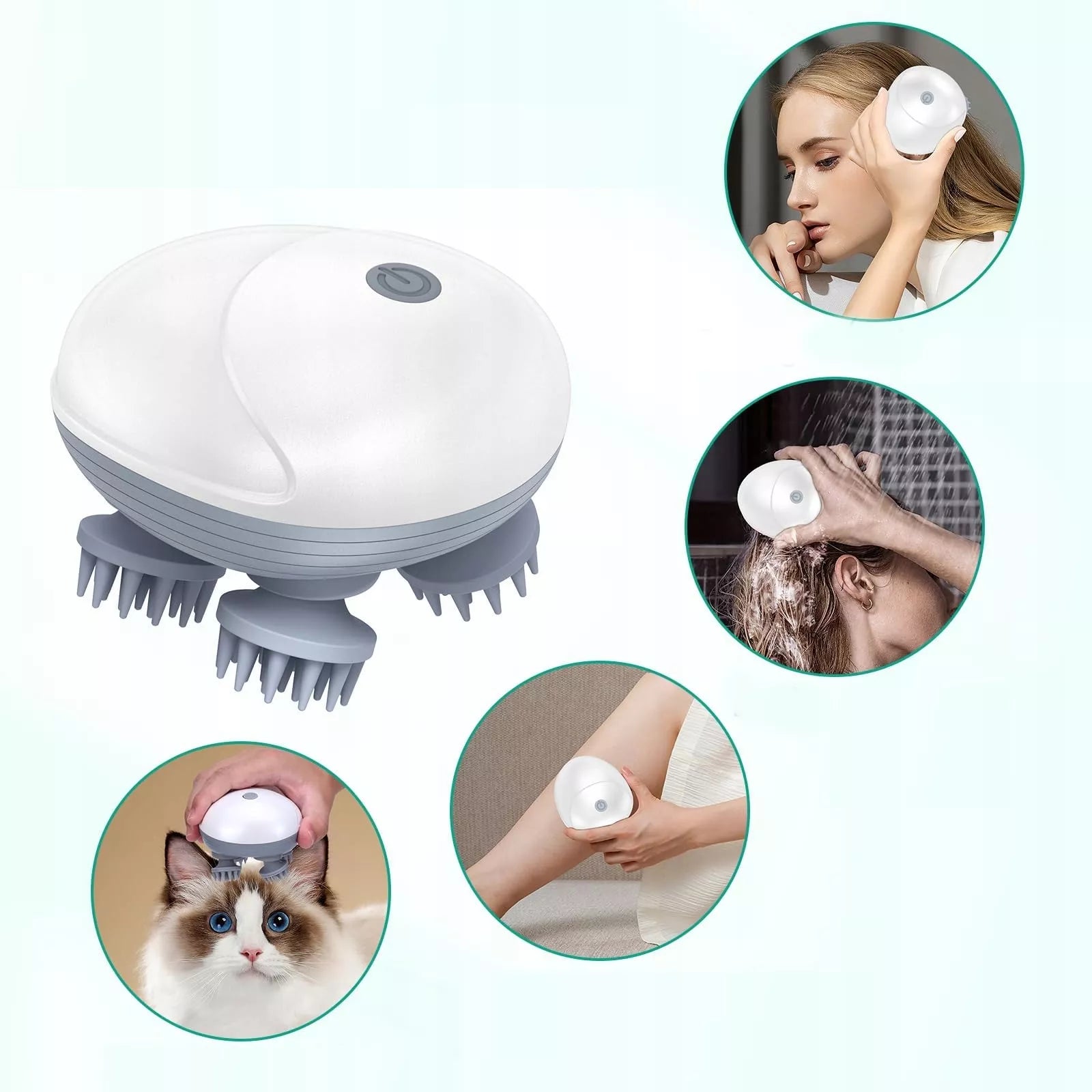 Elektrinis galvos masažuoklis – poilsis ir atsipalaidavimas