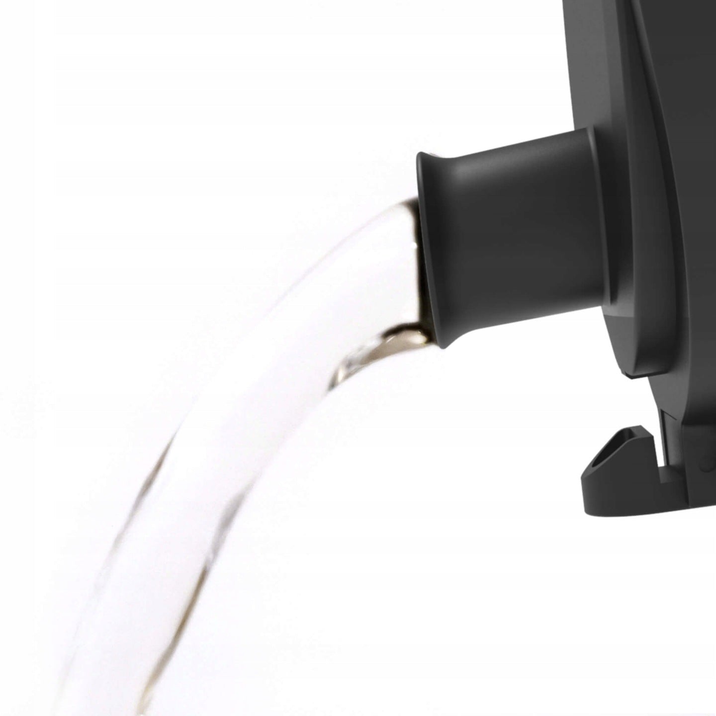 Didelė juoda elegantiška metalinė nerūdijančio plieno gertuvė 1,2 L ION8