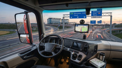 7 colių sunkvežimių navigacija MODECOM CX 7.0 TRUCK TIR BUS su fotoradarais 2026