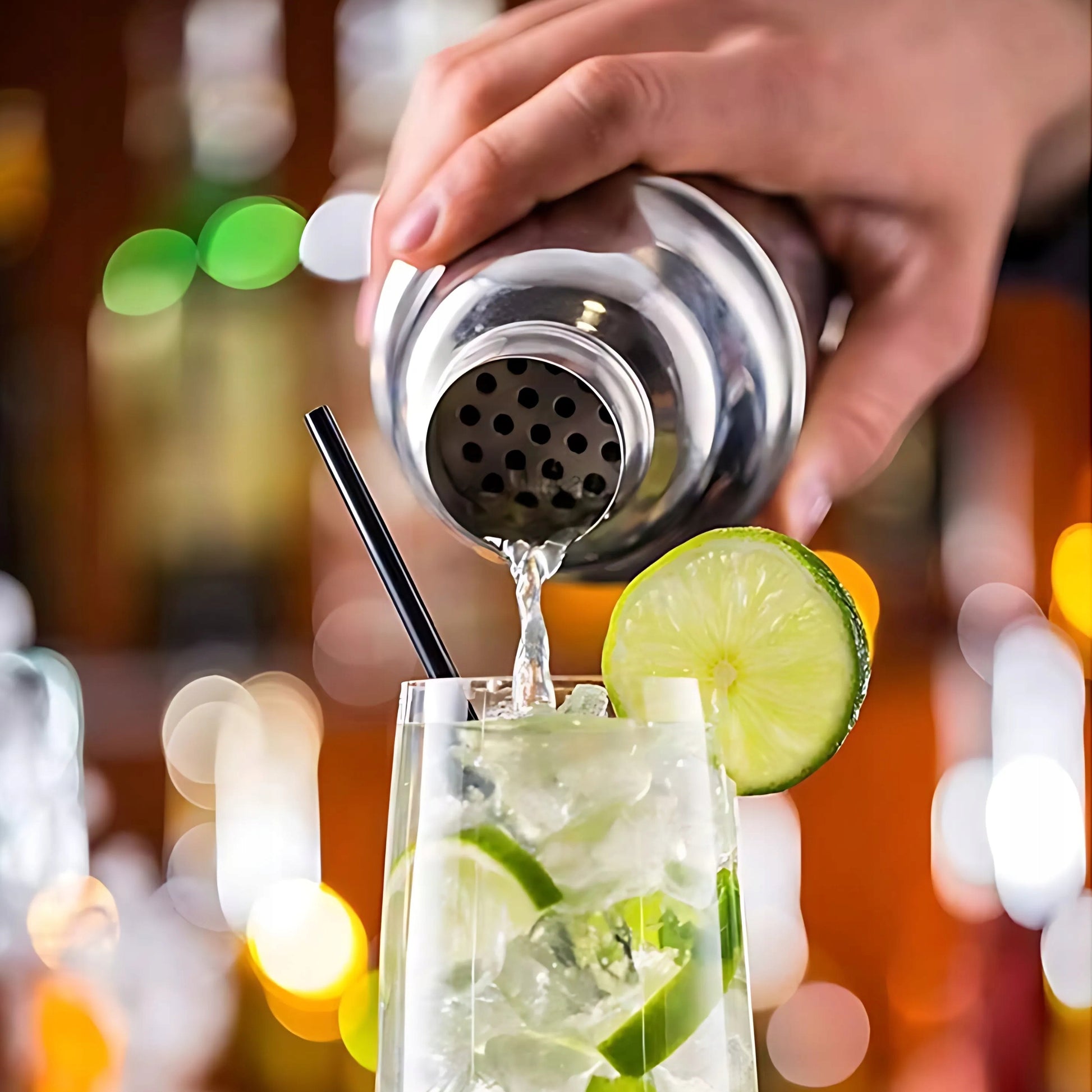 PROFESIONALUS BARMENO RINKINYS GĖRIMŲ SHAKERIS DOVANA 750 ML