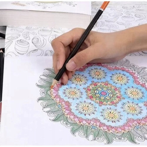 74 PIEŠTUKŲ IR KREDELIŲ RINKINYS ESKIZAVIMUI IR PIEŠIMUI, PROFESIONALUS ESKIZŲ KNYGŲ RINKINYS