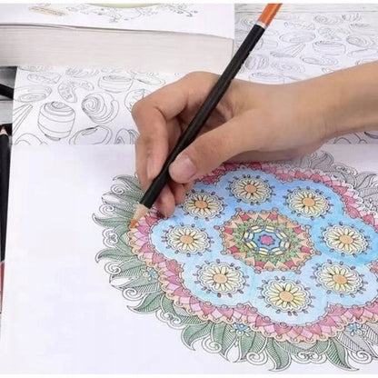 74 PIEŠTUKŲ IR KREDELIŲ RINKINYS ESKIZAVIMUI IR PIEŠIMUI, PROFESIONALUS ESKIZŲ KNYGŲ RINKINYS