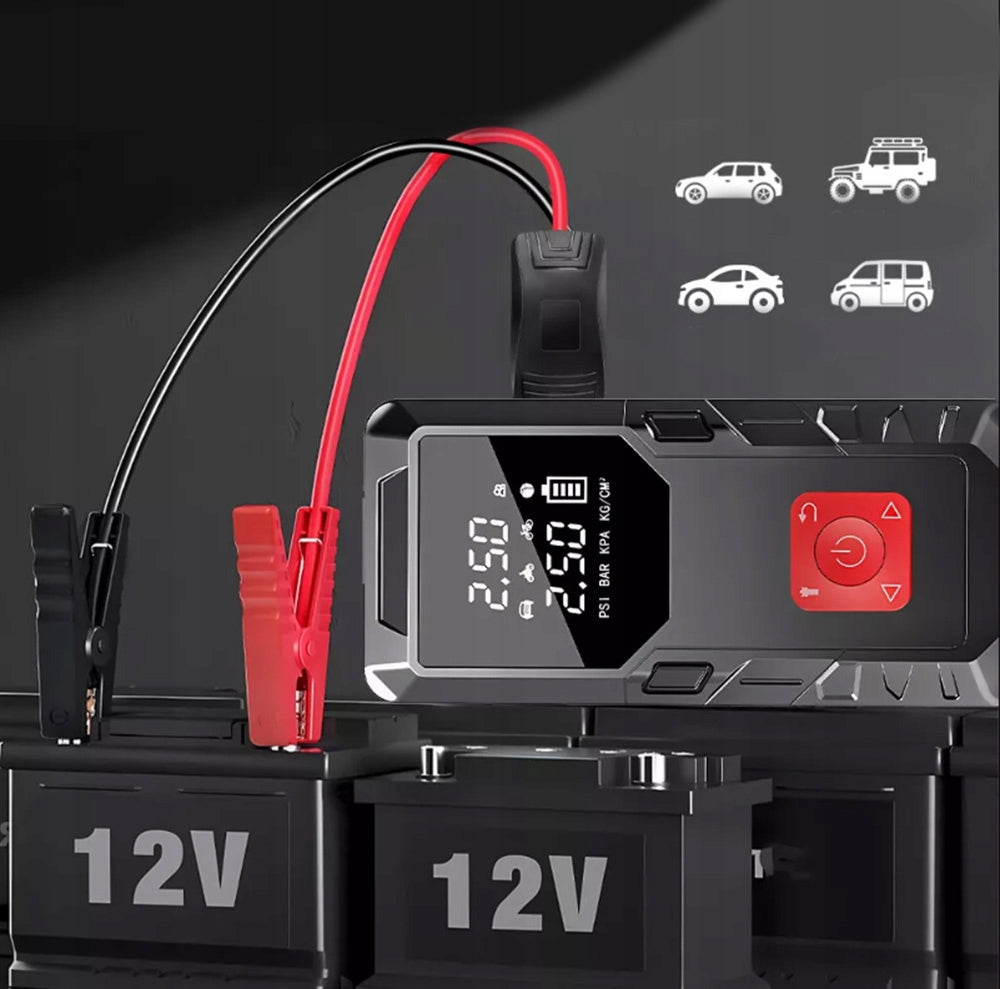 Užkurimo įrenginys "Jump Starter Booster" pakrovėjas starteris "Powerbank"