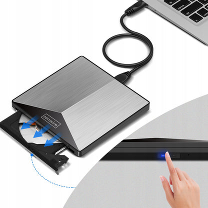Išorinis DVD CD USB-C 3.0 grotuvas rašytuvas nešiojamam kompiuteriui