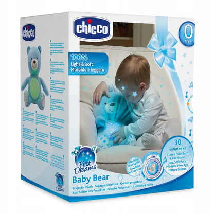CHICCO lokys su projektoriumi 3in1 naktinė lemputė + lopšinės