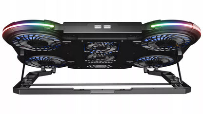 Žaidimų aušinimo stovas Rampage PROTE R6 – 10–17", RGB, reguliuojamas
