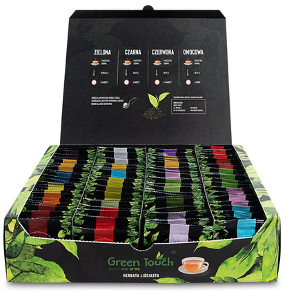 Arbatos rinkinys 100 pakelių Green Touch lapų