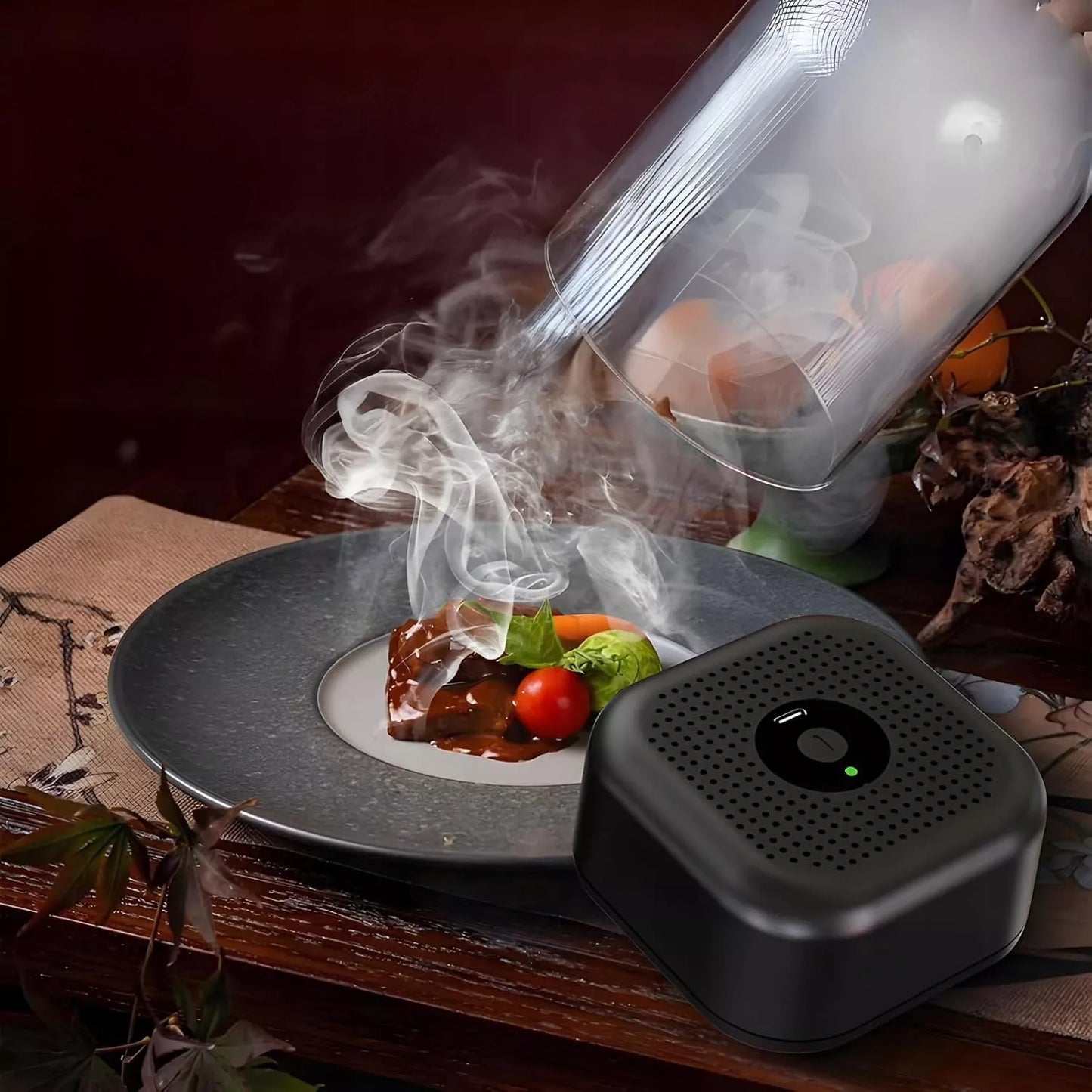 AUTOMATINIS KOKTEILIŲ RŪKYMO RINKINYS BARUI SMART SMOKER DOVANŲ