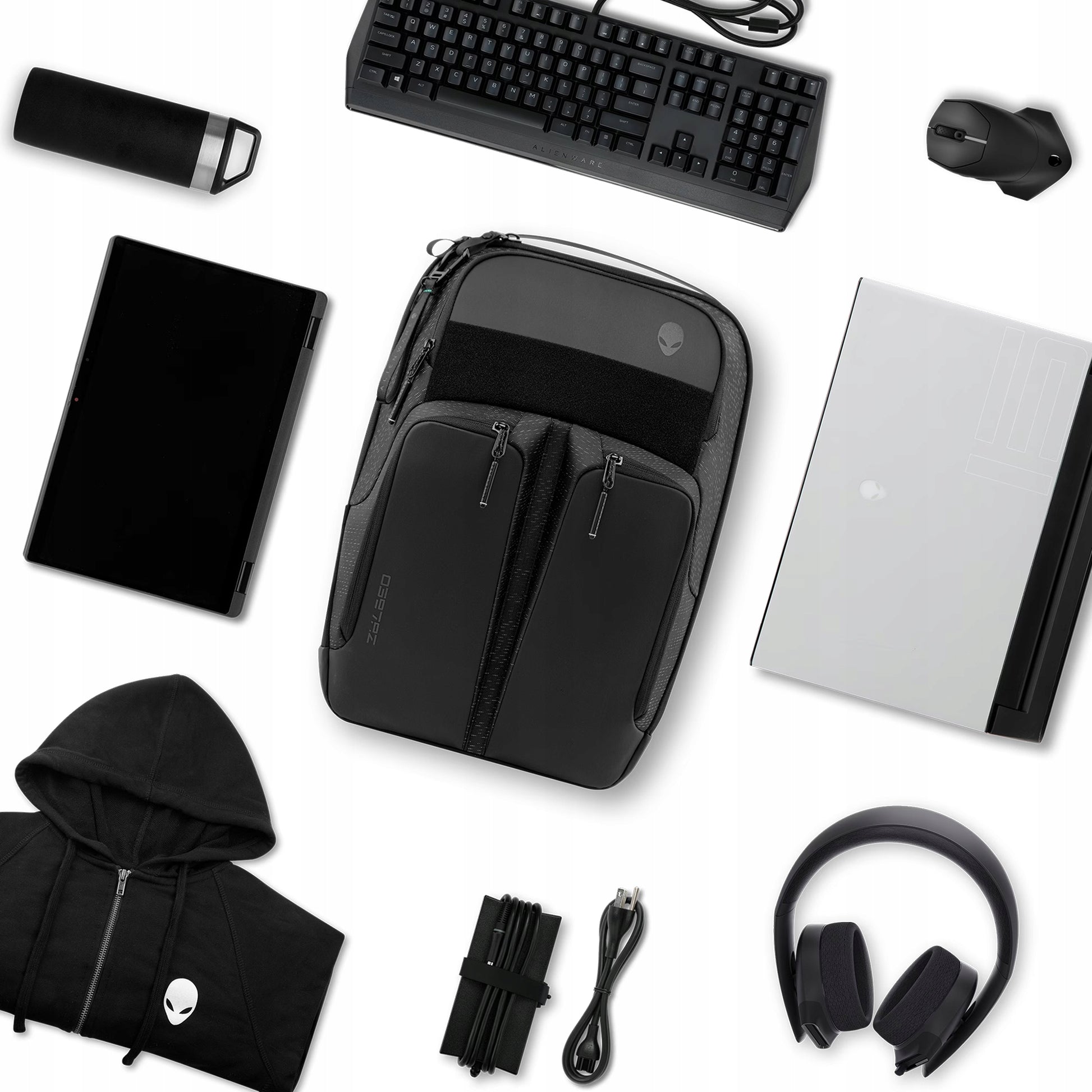 NEŠIOJAMAS KOMPIUTERIO DĖKLAS ŽAIDĖJAMS DELL ALIENWARE 17 GAMING RFID SAUGUS | 15-18"