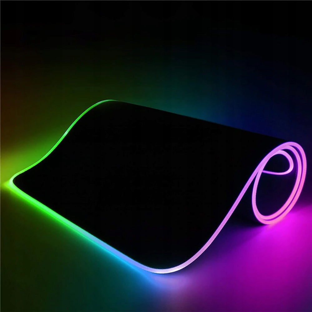 Žaidimų pelės kilimėlis su LED RGB apšvietimu