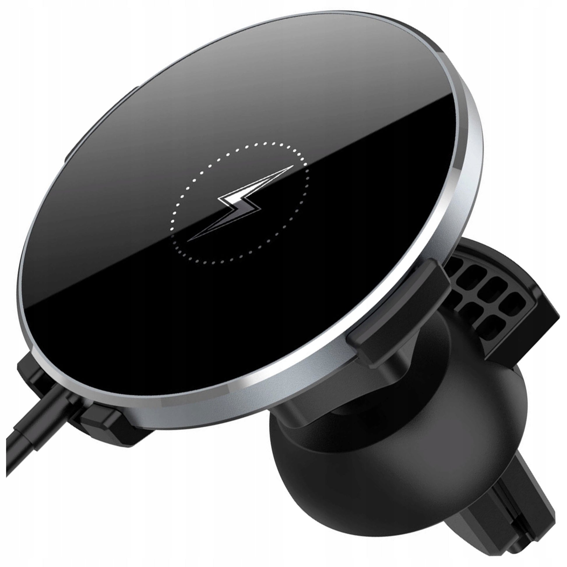 Automobilinis laikiklis MAG SAFE, belaidis įkroviklis 15W, skirtas iPhone 14, 15, 16, 17