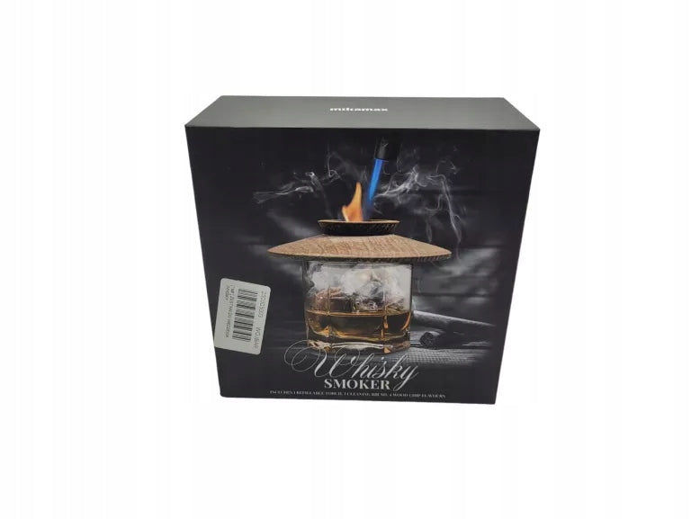 RŪKYMO RINKINYS WHISKY SMOKER + MEDIENOS DROŽLĖS - DOVANA VAIKINUI, VYrui