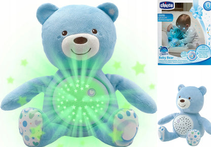 CHICCO lokys su projektoriumi 3in1 naktinė lemputė + lopšinės