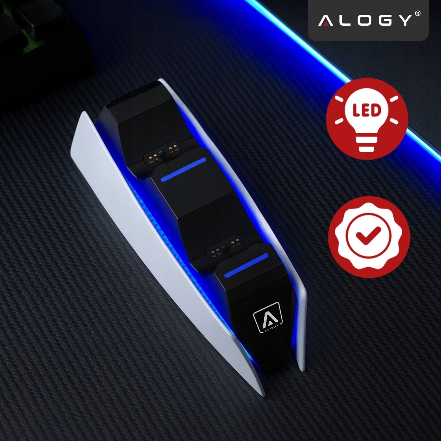 DualSense PS5 pultelių įkrovimo stotelė