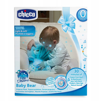 CHICCO lokys su projektoriumi 3in1 naktinė lemputė + lopšinės