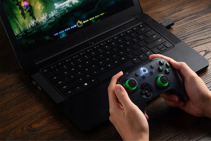 8BitDo Ultimate 2C belaidis žaidimų valdiklis, skirtas „Windows“ kompiuteriams ir „Android“, juodas