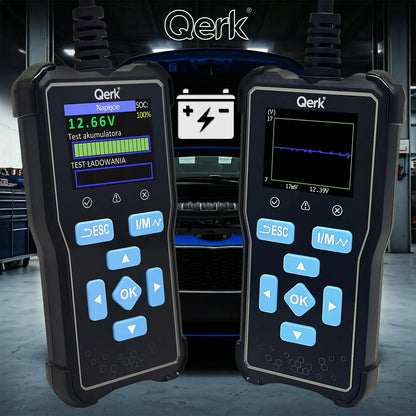 OBD2 skaitytuvas lenkišku meniu QERK T61 diagnostinė sąsaja