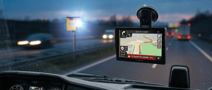 9 colių MODECOM CX 9.0 sunkvežimių navigacija TRUCK TIR BUS su fotoradarų perspėjimais