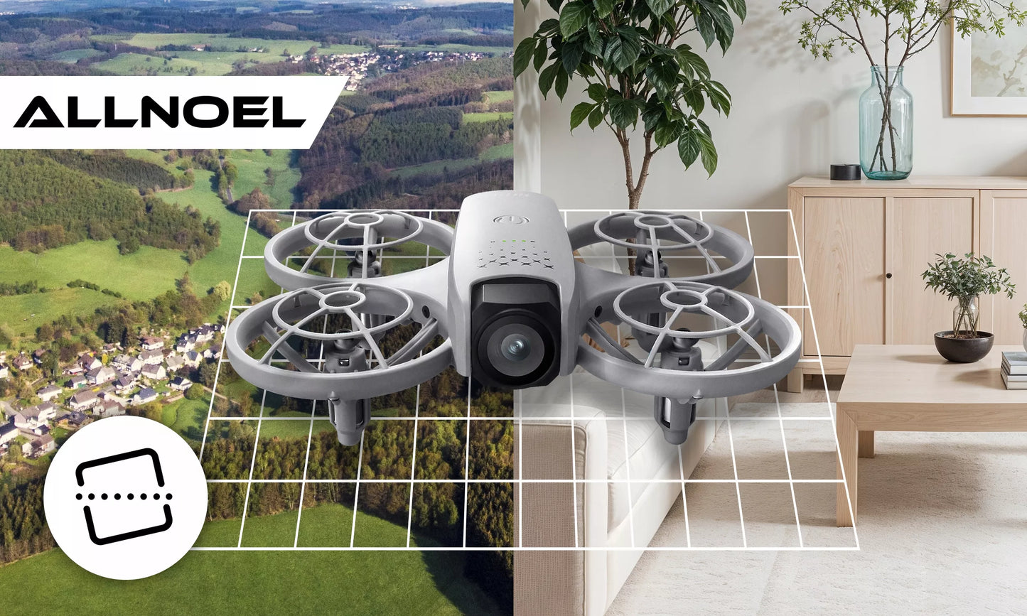 DRONŲ VALDIKLIS SU LCD 2 KAMEROMIS BEŠEPETĖLINIU VARIKLIU 125G WIFI 3x AKUMULIATORIAI ŽAISLAS