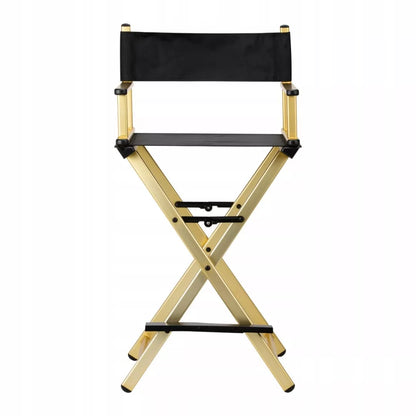 Sulankstoma vizažo kėdė ACTIVESHOP, auksinė