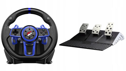 Žaidimų vairas FLASHFIRE F111 6 pavaros 270°/900° PC PS5 PS4 Switch