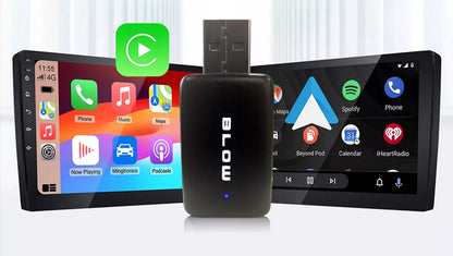 MODULIO ADAPTERIS CARPLAY ANDROID AUTO BEELAISKIAI WIFI BLUETOOTH PLUG & PLAY
