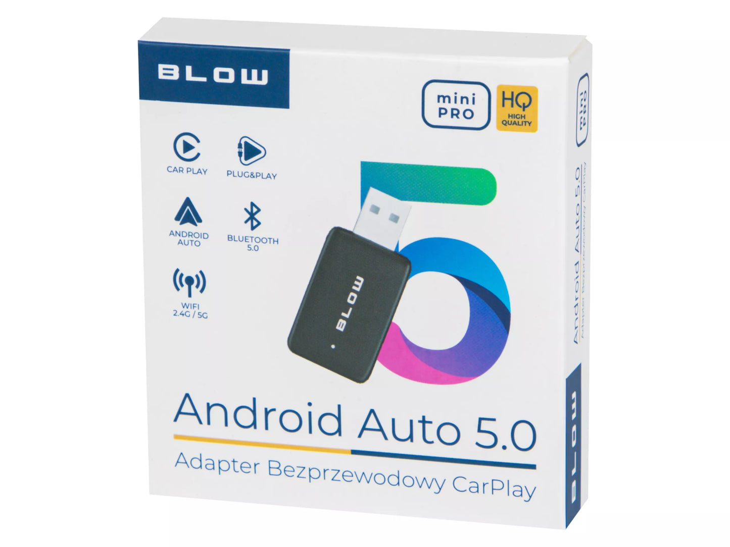 MODULIO ADAPTERIS CARPLAY ANDROID AUTO BEELAISKIAI WIFI BLUETOOTH PLUG & PLAY