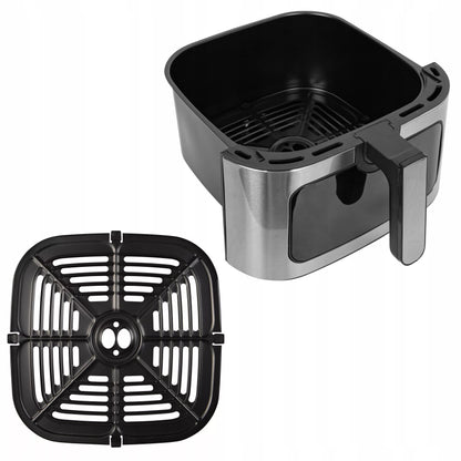 Didelis oro gruzdintuvė (8 l) – be aliejaus, 2 kaitinimo elementai, 2500 W